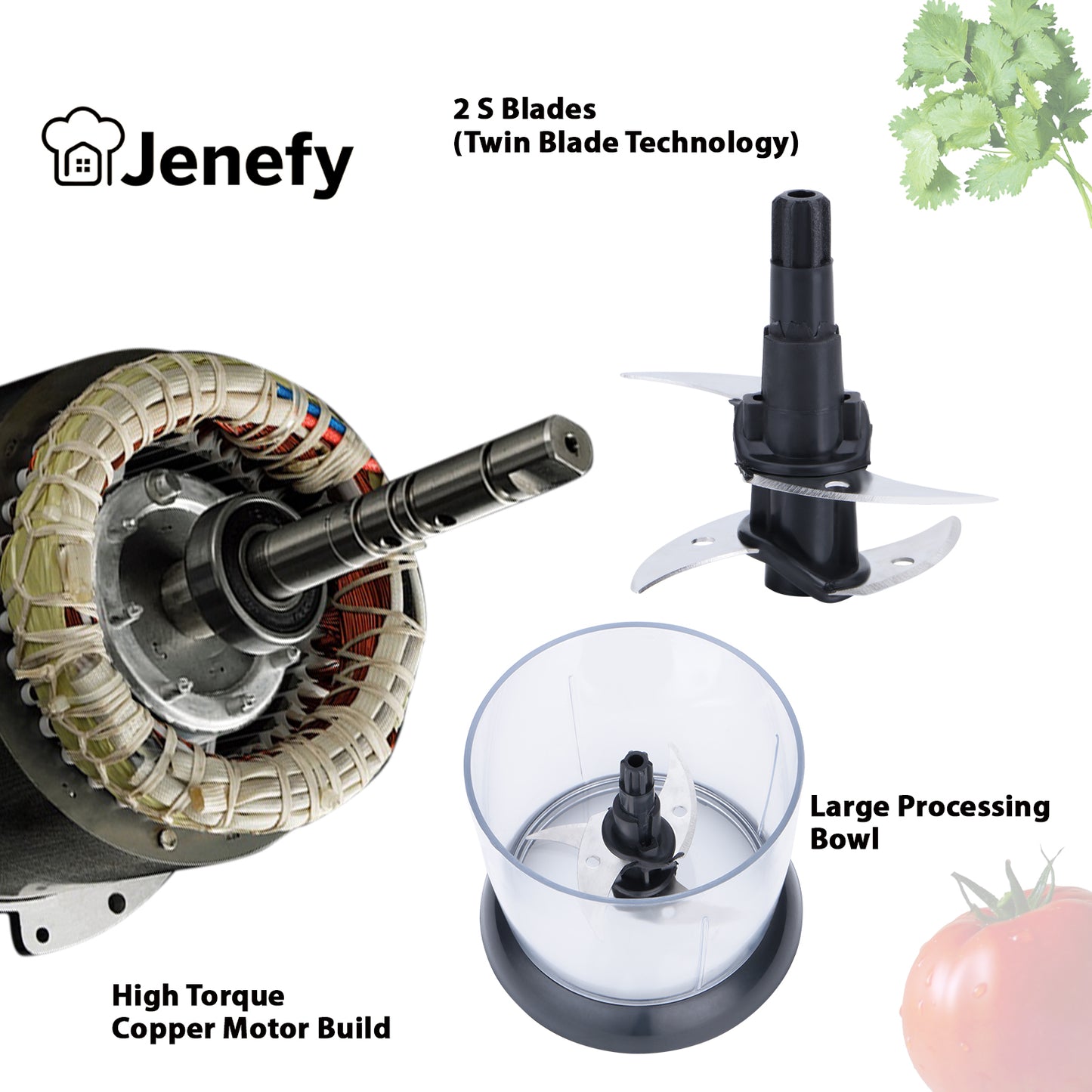 jenefy electric chopper 250 watt