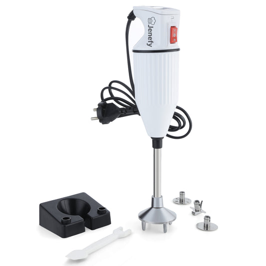 jenefy electric hand blender stainless steel 360w white / 360 watts / yes