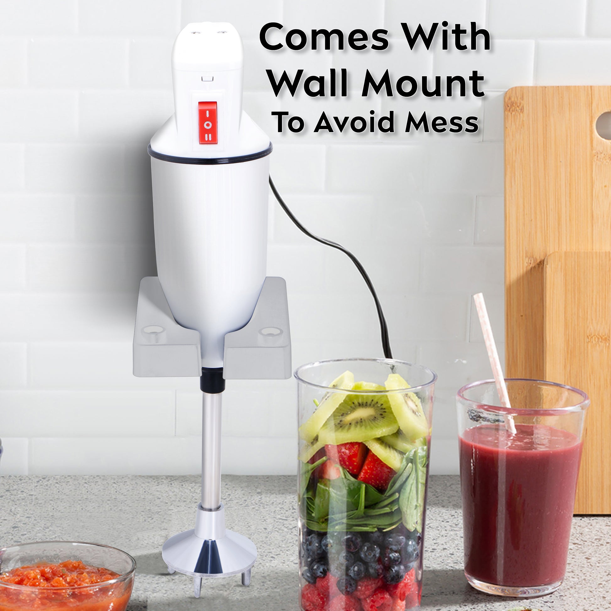 jenefy electric hand blender stainless steel 360w